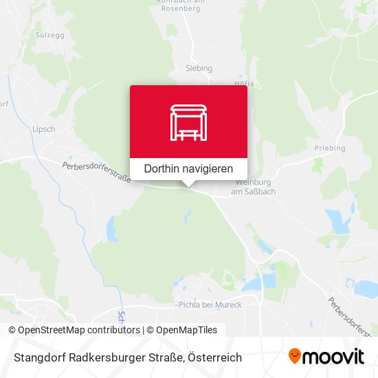 Stangdorf Radkersburger Straße Karte
