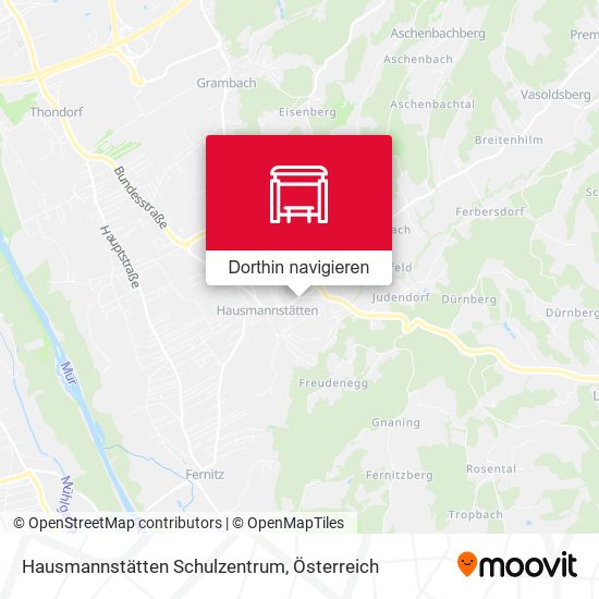 Hausmannstätten Schulzentrum Karte