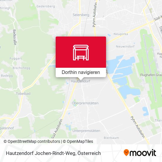 Hautzendorf Jochen-Rindt-Weg Karte