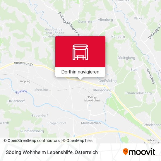 Söding Wohnheim Lebenshilfe Karte