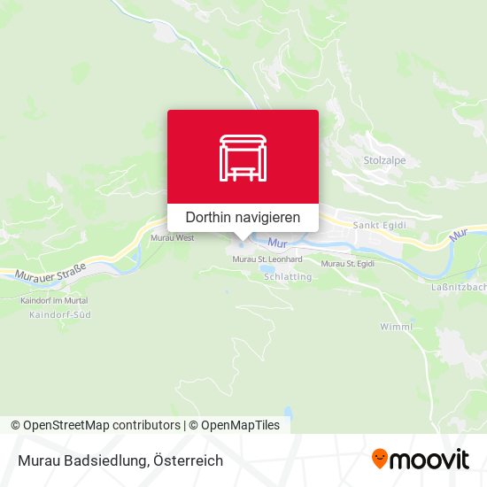 Murau Badsiedlung Karte