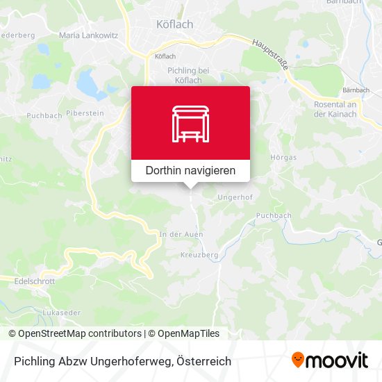 Pichling Abzw Ungerhoferweg Karte