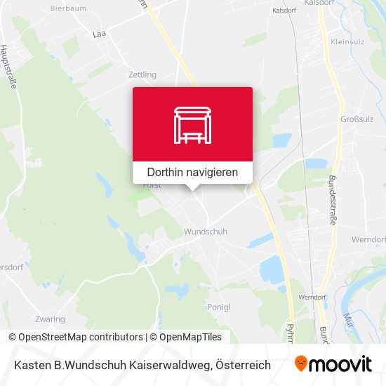 Kasten B.Wundschuh Kaiserwaldweg Karte