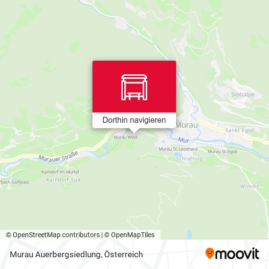 Murau Auerbergsiedlung Karte