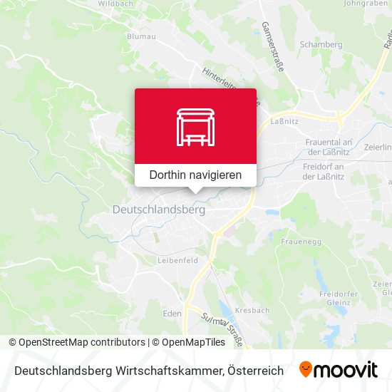 Deutschlandsberg Wirtschaftskammer Karte