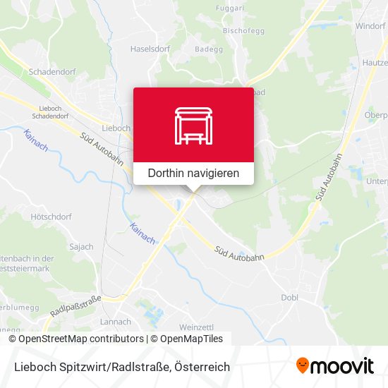 Lieboch Spitzwirt/Radlstraße Karte