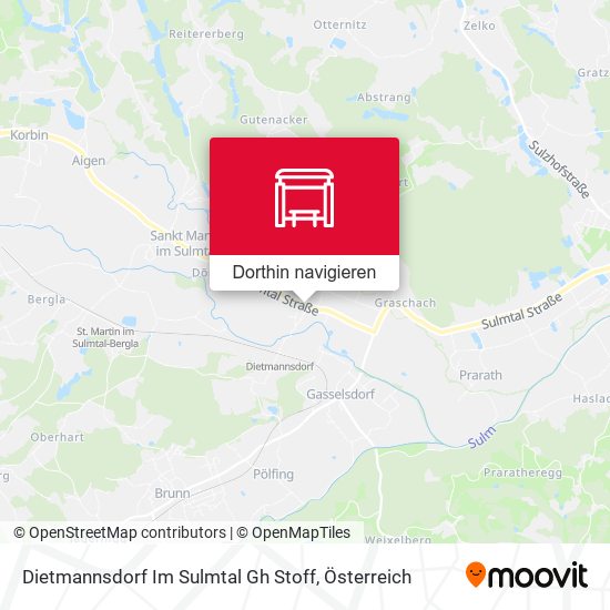 Dietmannsdorf Im Sulmtal Gh Stoff Karte