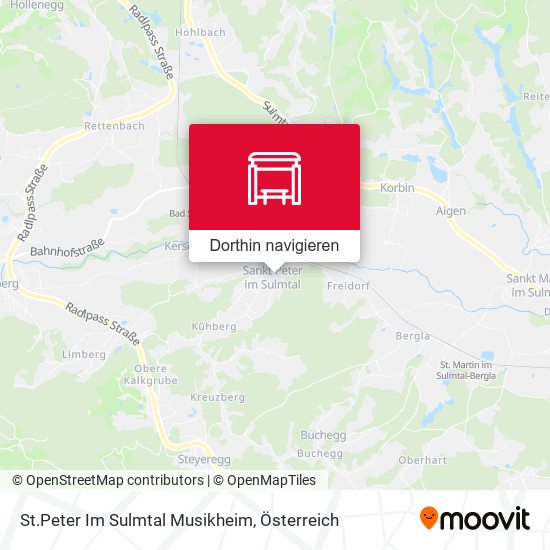 St.Peter Im Sulmtal Musikheim Karte