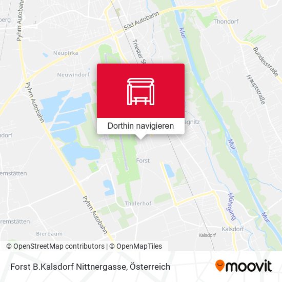 Forst B.Kalsdorf Nittnergasse Karte