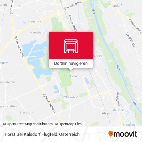 Forst Bei Kalsdorf Flugfeld Karte