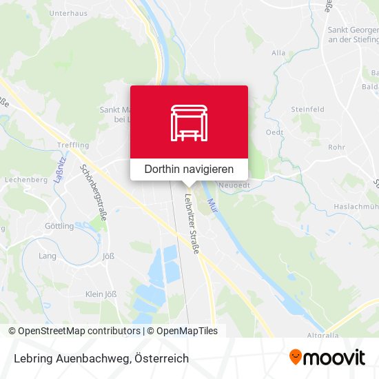 Lebring Auenbachweg Karte