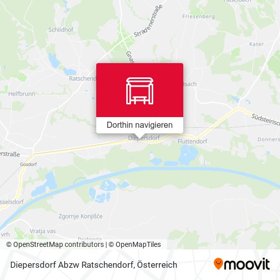 Diepersdorf Abzw Ratschendorf Karte