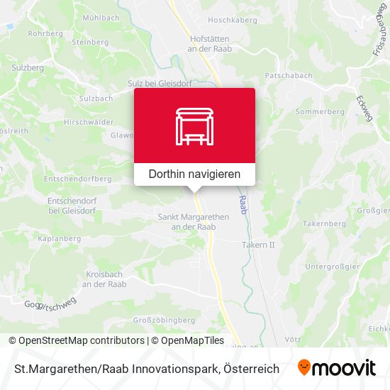 St.Margarethen / Raab Innovationspark Karte