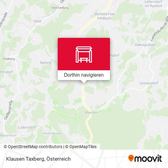 Klausen Taxberg Karte