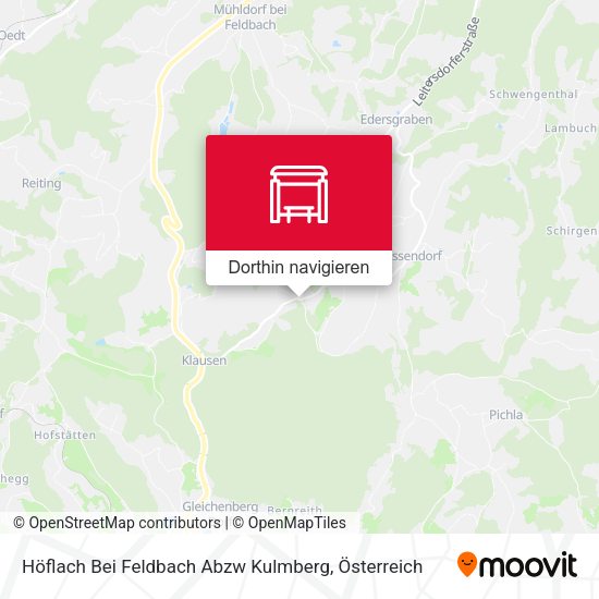 Höflach Bei Feldbach Abzw Kulmberg Karte