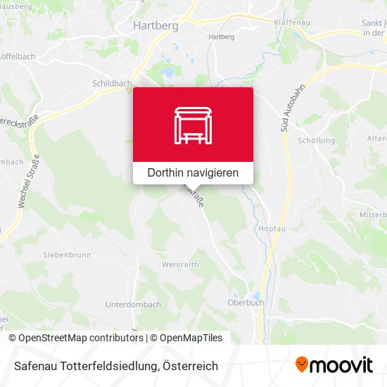 Safenau Totterfeldsiedlung Karte