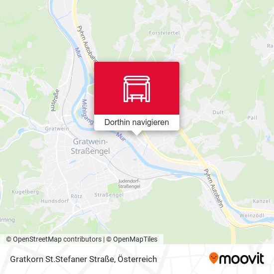 Gratkorn St.Stefaner Straße Karte
