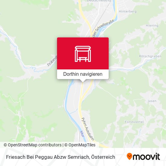 Friesach Bei Peggau Abzw Semriach Karte