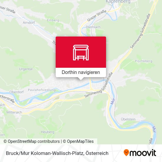 Bruck / Mur Koloman-Wallisch-Platz Karte