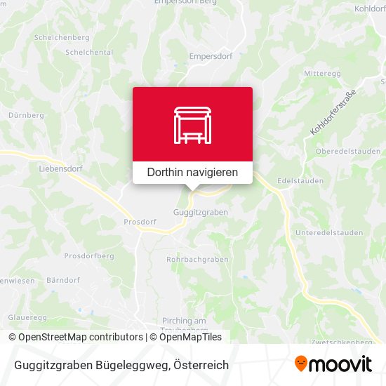 Guggitzgraben Bügeleggweg Karte