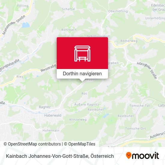 Kainbach Johannes-Von-Gott-Straße Karte