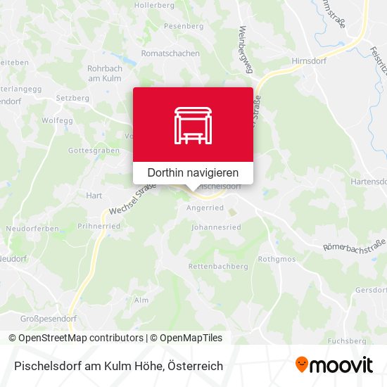Pischelsdorf am Kulm Höhe Karte