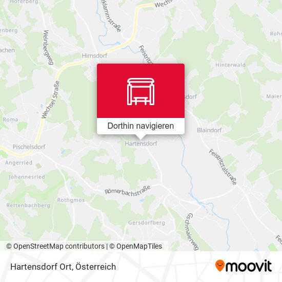 Hartensdorf Ort Karte