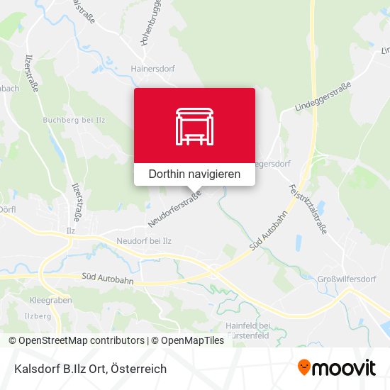 Kalsdorf B.Ilz Ort Karte