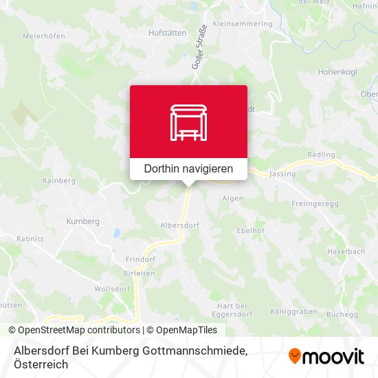 Albersdorf Bei Kumberg Gottmannschmiede Karte