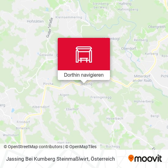 Jassing Bei Kumberg Steinmaßlwirt Karte