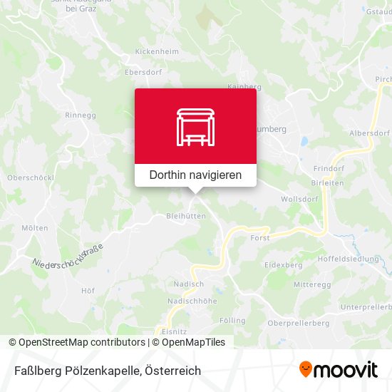 Faßlberg Pölzenkapelle Karte