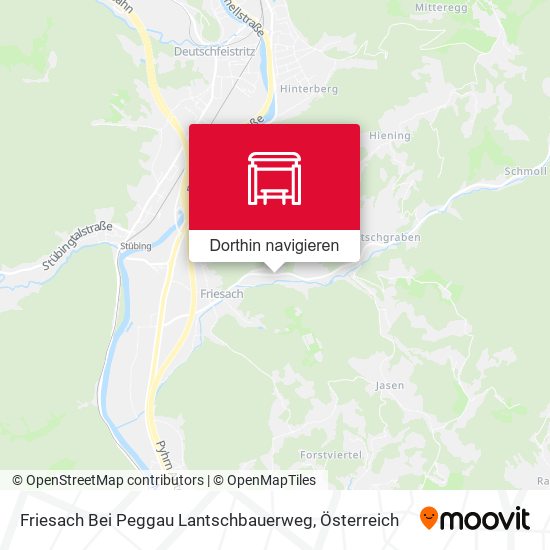 Friesach Bei Peggau Lantschbauerweg Karte