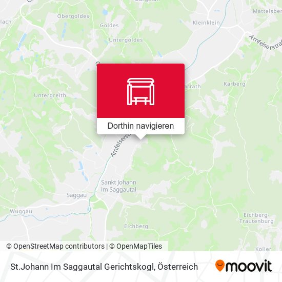 St.Johann Im Saggautal Gerichtskogl Karte