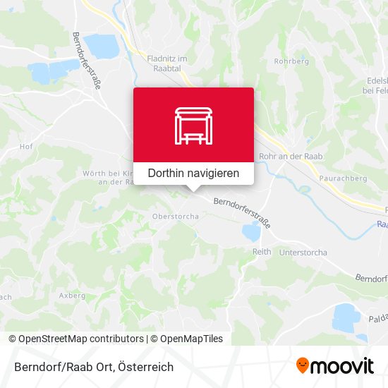 Berndorf/Raab Ort Karte