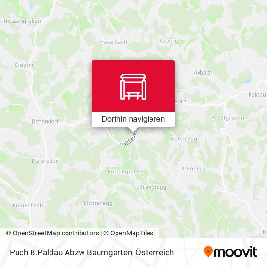 Puch B.Paldau Abzw Baumgarten Karte