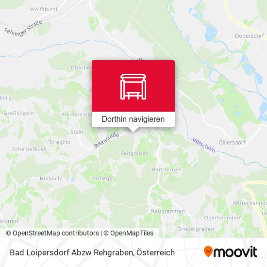 Bad Loipersdorf Abzw Rehgraben Karte