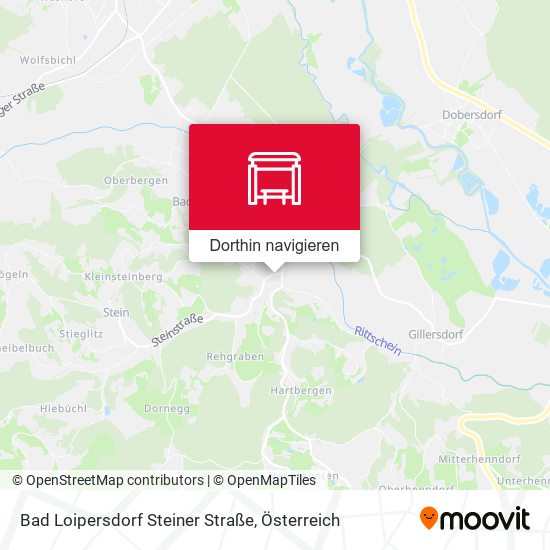 Bad Loipersdorf Steiner Straße Karte