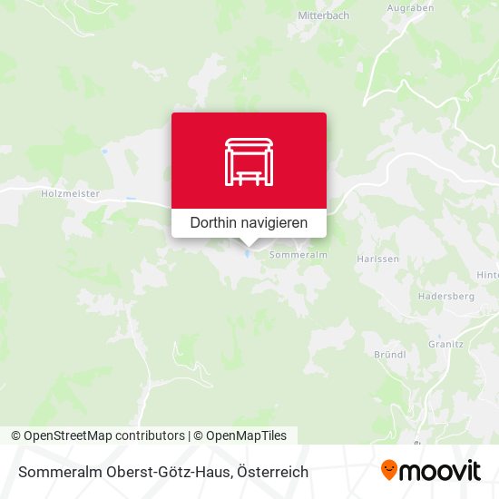 Sommeralm Oberst-Götz-Haus Karte
