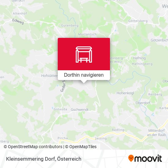 Kleinsemmering Dorf Karte