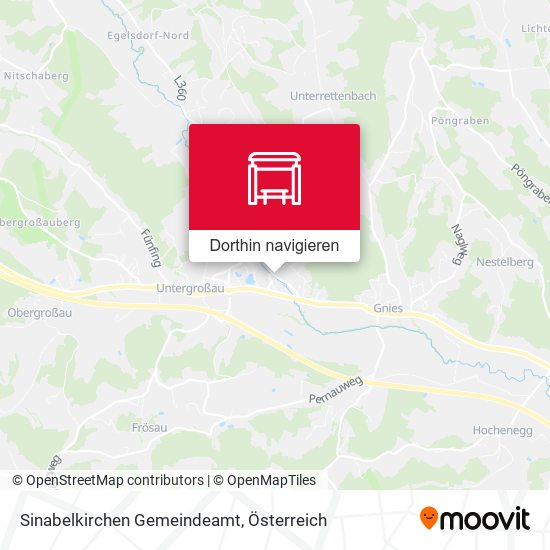 Sinabelkirchen Gemeindeamt Karte