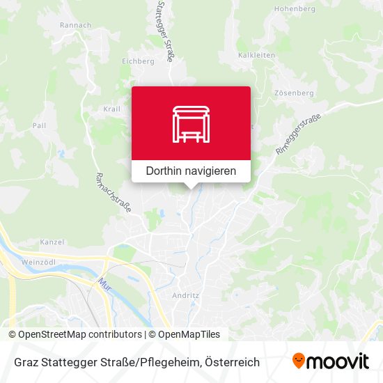 Graz Stattegger Straße / Pflegeheim Karte