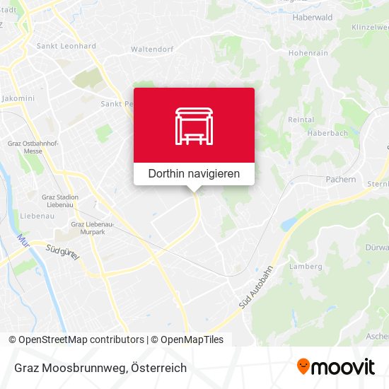 Graz Moosbrunnweg Karte