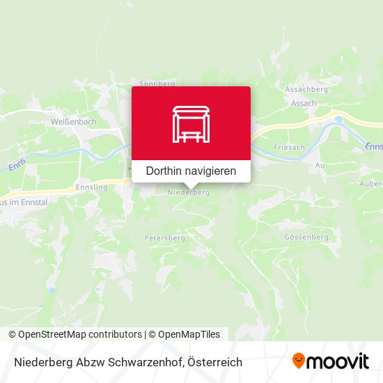 Niederberg Abzw Schwarzenhof Karte