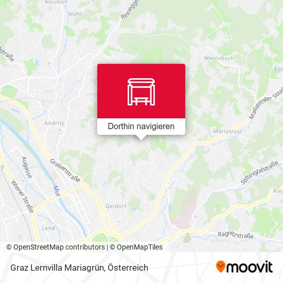 Graz Lernvilla Mariagrün Karte