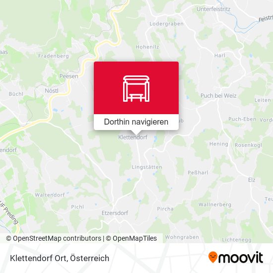 Klettendorf Ort Karte