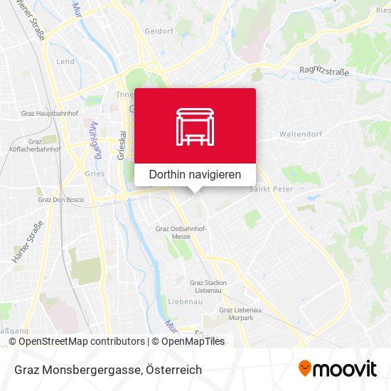 Graz Monsbergergasse Karte