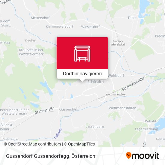 Gussendorf Gussendorfegg Karte