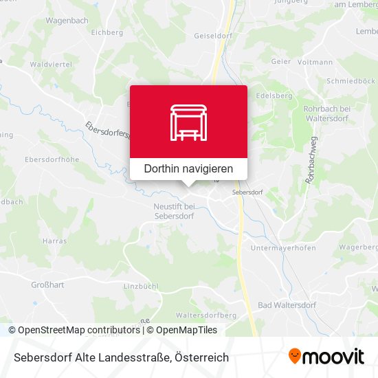 Sebersdorf Alte Landesstraße Karte