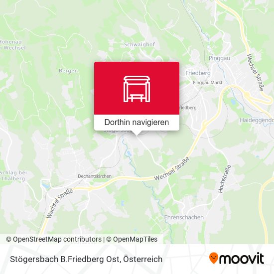 Stögersbach B.Friedberg Ost Karte