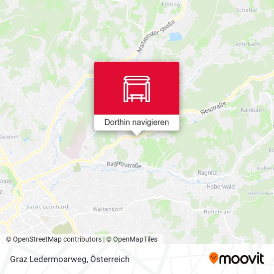 Graz Ledermoarweg Karte